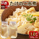 【ふるさと納税】 期間限定 たけのこ水煮 約1000g 約500g × 2本 《受付〜2025年11月まで》 真空 瓶詰め 1kg 下処理済み 乱切 常温 国産...