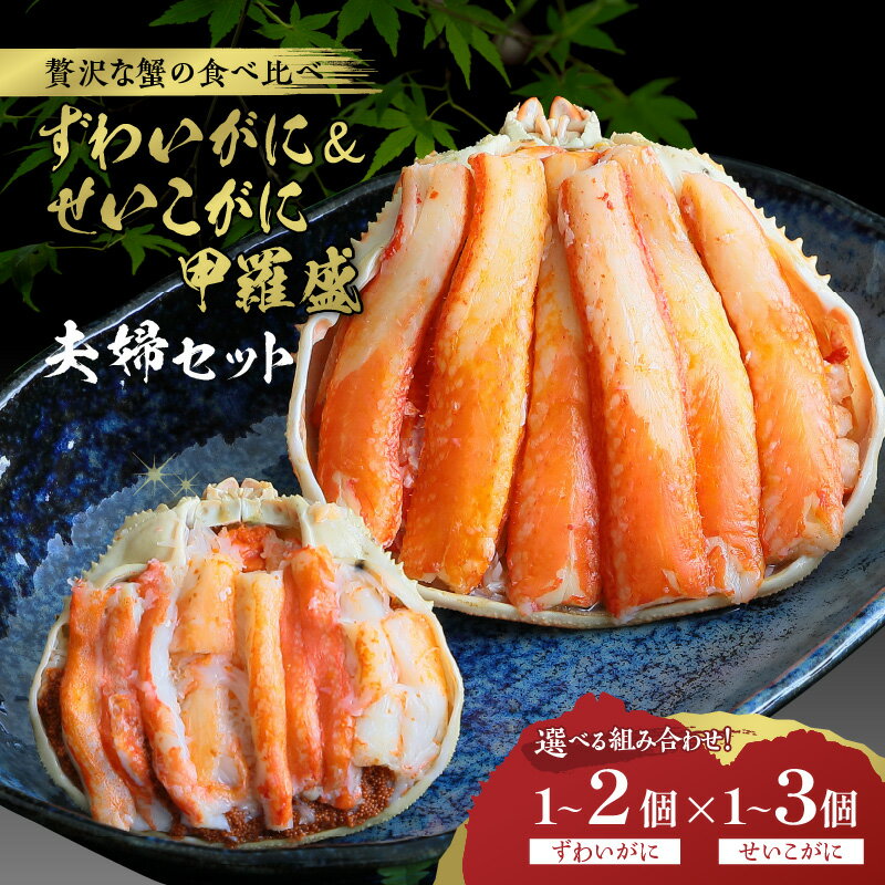 【ふるさと納税】☆蟹の宝石箱☆【贅沢なカニの食べ比べ】ずわい