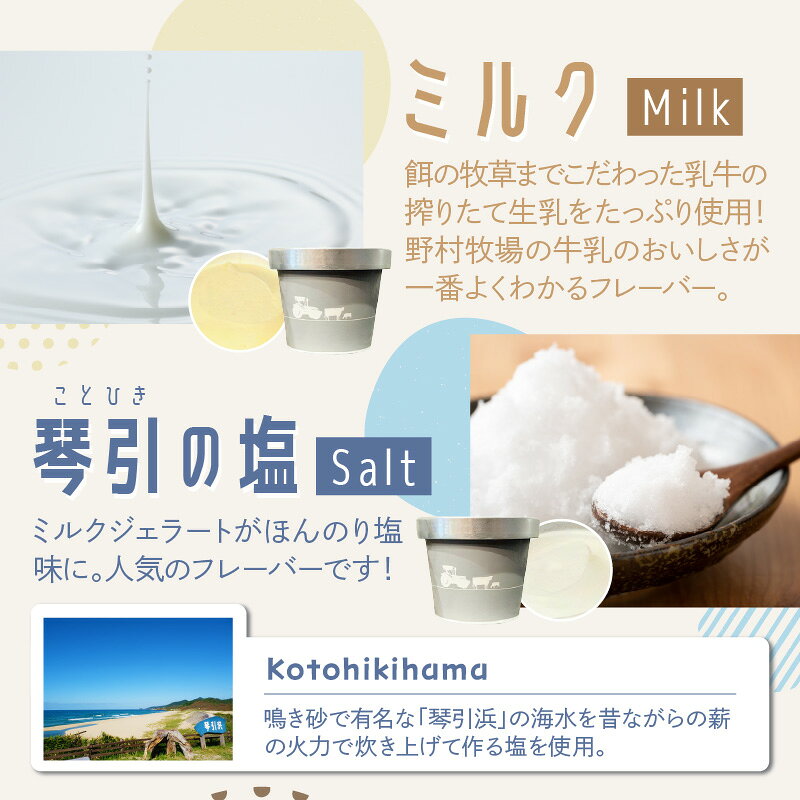 【ふるさと納税】野村牧場ジェラート6個セット 牧場直送 野村牧場 ジェラート アイ...