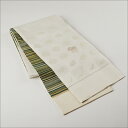 【ふるさと納税】丹後帯 袋帯「ユイタン」 緑 伝統 工芸品 エスニック 織物 着物 意匠 撥水 ふるさと納税 袋帯