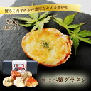 【ふるさと納税】コッペ蟹グラタン 海鮮 魚介 魚介類 かに カニ 蟹 セイコ蟹 グラタン かにグラタン 送料無料
