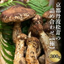 【ふるさと納税】京都丹波松茸の詰め合わせ 300g【極上】まつたけ 数量限定 期間限定 きのこ 秋 天然 国産 国内産 京都府 南丹市 ※2025年10月中旬以...