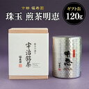【ふるさと納税】 珠玉 煎茶明恵 120g缶 京都 宇治茶 煎茶 茶葉 京都 福寿園 《レビューキャンペーン》