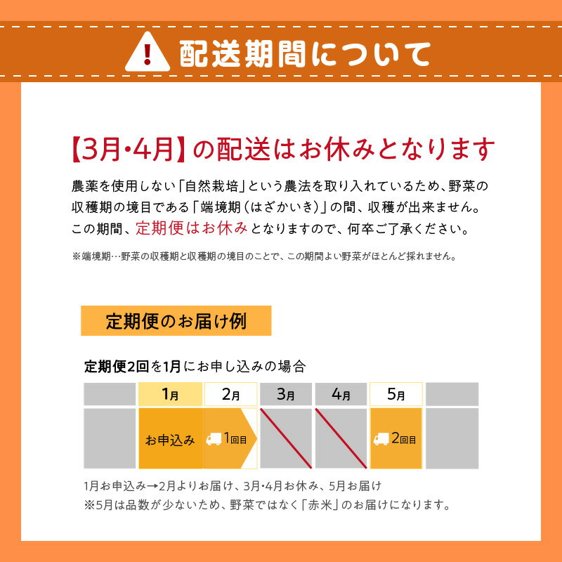 【ふるさと納税】＜京都産野菜定期便2回＞自然体な野菜セット