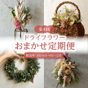 【ふるさと納税】《レビューキャンペーン》ドライフラワーのおまかせ定期便(全4回)
