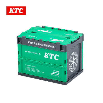 【ふるさと納税】KTC折りたたみコンテナ　20L(グリーン×グレー)[YG-195GR]【1675504】(4)