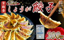 【ふるさと納税】訳あり しょうが餃子 100個 冷凍 ぎょうざ ギョウザ ギョーザ しょうが 生姜 豚肉 便利 簡単調理 惣菜 絶品 おかず お子様 家族 こだ...