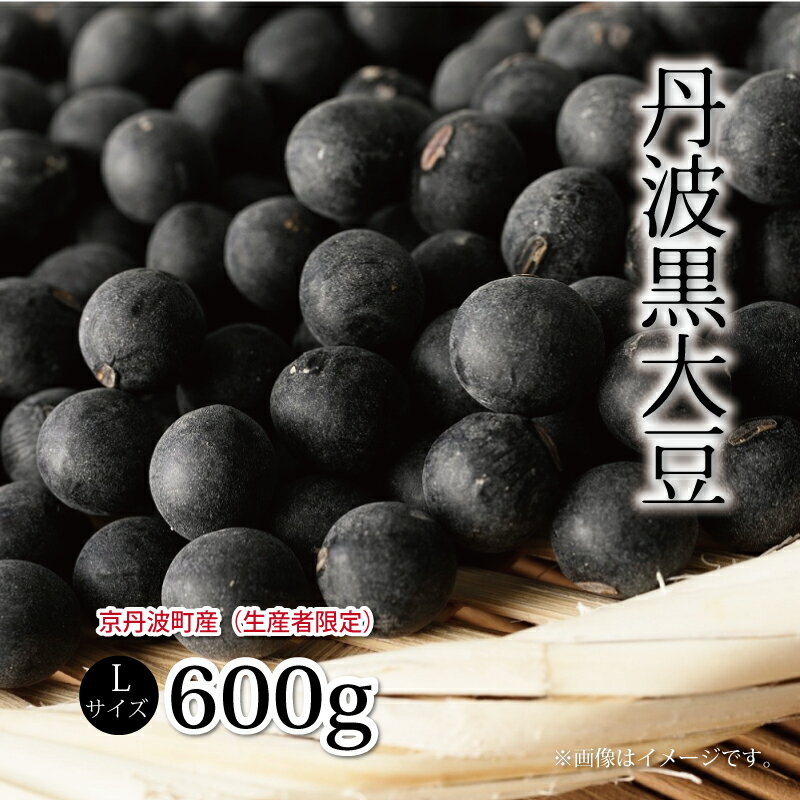 京丹波町産 丹波黒大豆 L 600g 生産者限定 京都 丹波 黒豆 生豆 新豆 令和5年度産