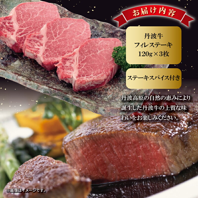 【ふるさと納税】 丹波牛 フィレステーキ 【 国産 和牛 牛肉 丹波牛 ステーキ フィレ ヒレ ヒレ肉 牛 赤身 京都 いづつ屋 】 f264075-kyotamba-10000125 京都府京丹波町 サンプル画像3