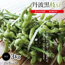 【ふるさと納税】丹波黒大豆の産地・京丹波町産「丹波黒枝豆」枝付き3kg 【ふるさと納税】丹波黒大豆の産地・京丹波町産「丹波黒枝豆」枝付き3kg