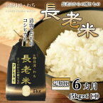 【ふるさと納税】【定期便】長老米 5kg×6カ月連続 総量30kg 京都 京丹波町産 米 コシヒカリ 清流育ち 栽培地域限定 新生活応援 ※北海道・東北・沖縄は配送不可