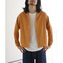 【ふるさと納税】Kinudian パジャマシルクシャツ オレンジ フリーサイズ【1313176】