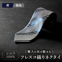 【ふるさと納税】シルク100% たけとらのフレスコネクタイ 紺・あみ ふるさと納税限定 プレゼント・父の日・贈答用に【1365662】