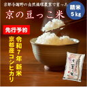 【ふるさと納税】【先行予約】令和7年新米 京都府産「京の豆っこ米」5kg 有機肥料使用 おいしい丹後のコシヒカリ【1457196】