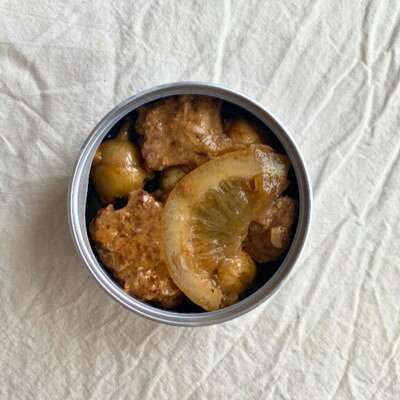 【ふるさと納税】tangobar　くわいと猪肉のレモンアヒージョ-旅するごちそう缶- 　87g×3缶　ジビエを気軽に【1553019】