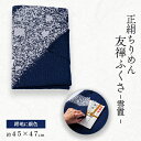 【ふるさと納税】友禅ふくさ 雲霞(紺地に銀色)【1593878】