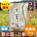 【ふるさと納税】令和7年産新米「京の豆っこ米」精米5kg 低農薬コシヒカリ 京都与謝野町 【伊達農園】【1636551】
