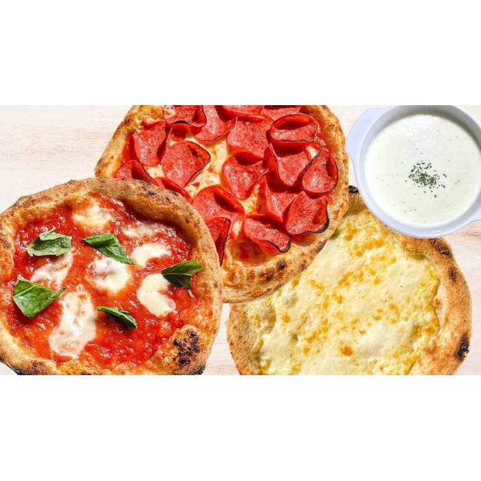 【ふるさと納税】ペトリス【冷凍】ピザ9枚とポタージュ8食セット