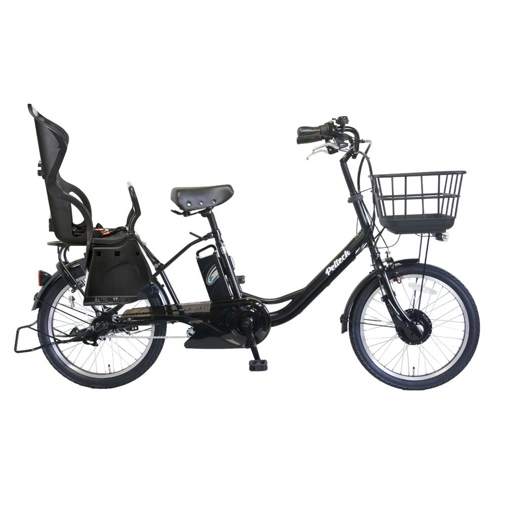 【ふるさと納税】【100％完成納品】PELTECH（ペルテック）後チャイルドシート付子供乗せ適用電動アシスト自転車 20型内装3段 TDN-207LP-8 AH-CH