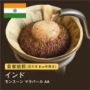 【ふるさと納税】自家焙煎コーヒー!#019 310g インド モンスーン マラバール AA 珈琲(豆または中挽きから選択)(4)