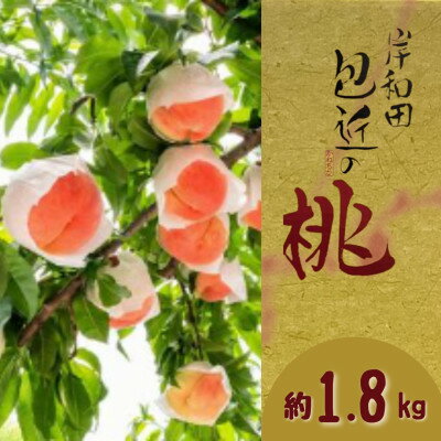 [産地直送]特選 包近の桃(かねちか)約1.8kg 