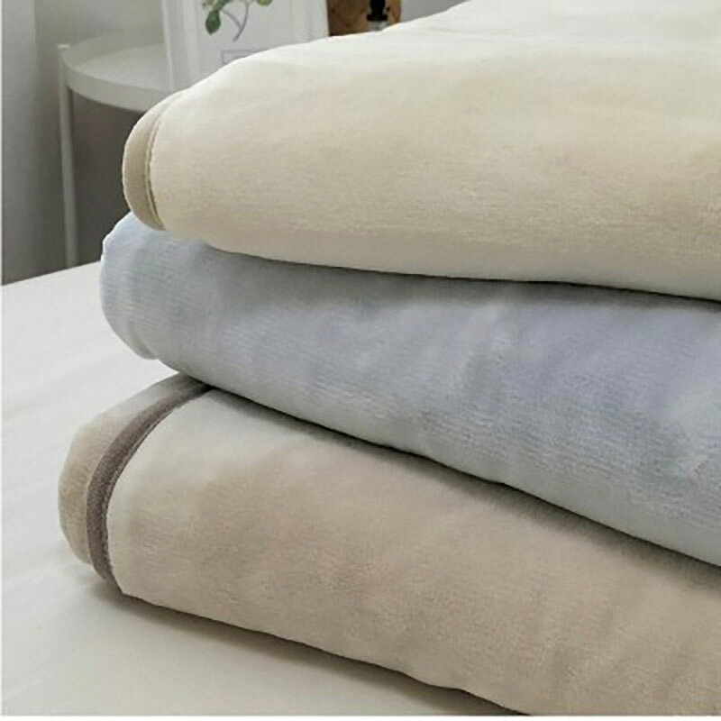 【ふるさと納税】敷きパッド 毛布 ダブル 140×205cm ベージュ 贅沢 ふわふわ オーガニックコットン 敷き毛布 ベッドパッド ベッド パッド ベッドシーツ シーツ 綿100% 日本製 寝具 大阪 大阪府 岸和田市　お届け：お申し込み後、3週間程度で順次発送予定