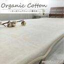 【ふるさと納税】<ダブル>贅沢ふわふわオーガニックコットン敷毛布 140×205cm IV OGMS-4W-IV お届け:お申し込み後、3週間程度で順次発送予定(3)