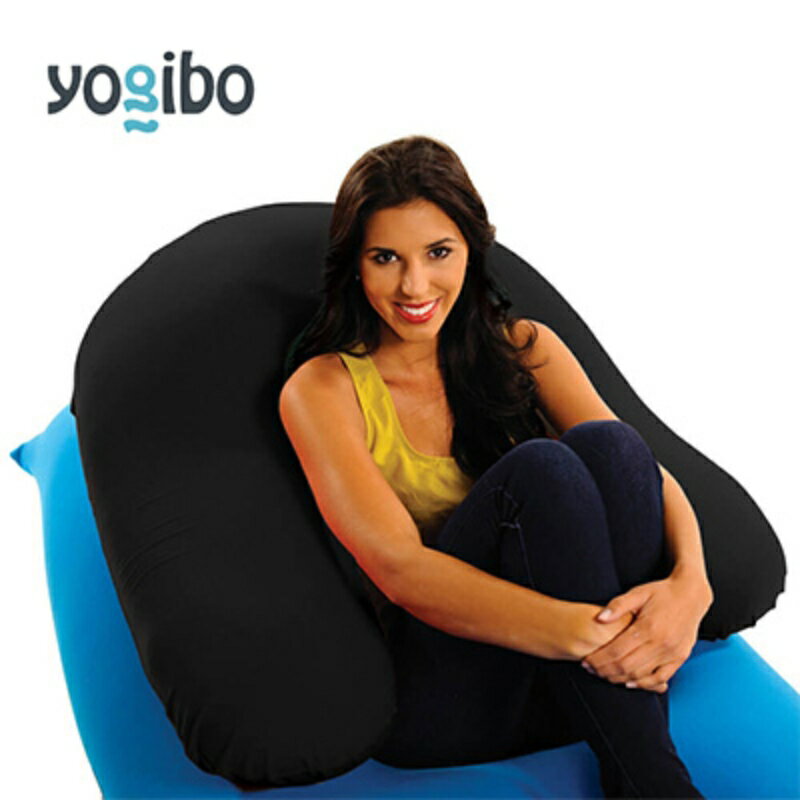 【ふるさと納税】Yogibo Support ( ヨギボー サポート ) ブラック [ インテリア 寝具 ファッション ]　お届け：約2週間後発送予定(大型連休除く)