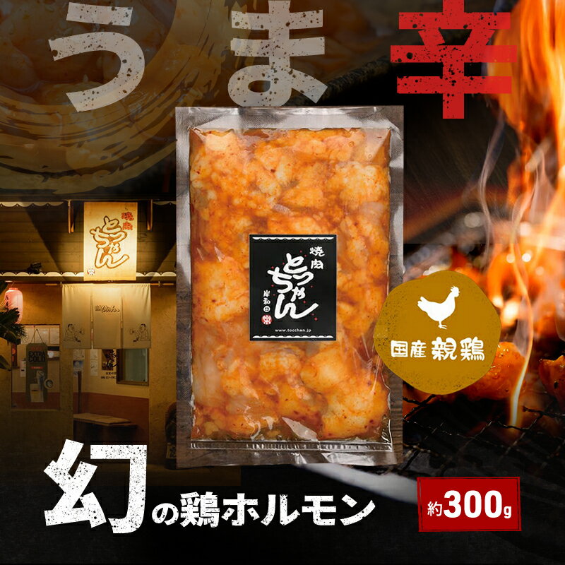 うま辛幻の鶏ホルモン約300g | 鶏肉 鶏 焼肉 BBQ バーベキュー アウトドア 料理 国産