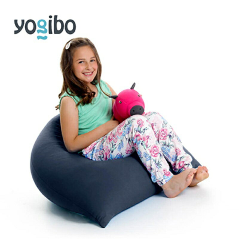 【ふるさと納税】Yogibo Pyramid ネイビーブルーヨギボー ヨギボーピラミッド ビーズクッション クッション 家具 ソファ ビーズチェア 子供ソファー 子供用クッション 大阪 大阪府 岸和田市　お届け：入金確認後、約1ヶ月～2か月お時間を頂く場合があります