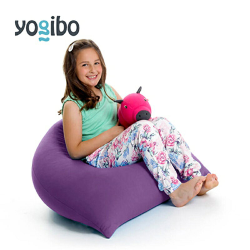 【ふるさと納税】ビーズクッション ヨギボー ピラミッド パープル Yogibo Pyramid 子ども用 小型 三角形 座椅子 洗えるカバー インテリア ギフト プレゼント 贈り物 結婚祝い 誕生日 おすすめ　お届け：入金確認後、約1ヶ月～2か月お時間を頂く場合があります