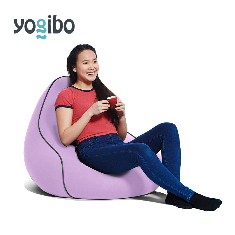 【ふるさと納税】ビーズクッション ヨギボー ラウンジャー ラベンダー Yogibo Lounger 1人掛け 背もたれ パーソナルチェア 洗えるカバー インテリア ギフト プレゼント 結婚祝い 誕生日　お届け：入金確認後、約1ヶ月～2か月お時間を頂く場合があります