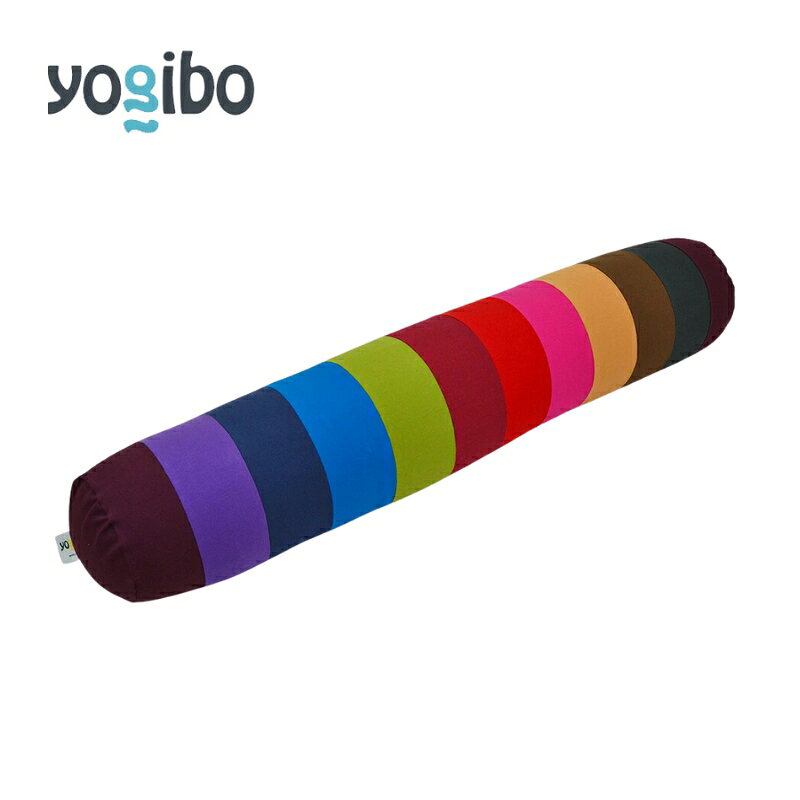 【ふるさと納税】ビーズクッション ヨギボー ロールマックス レインボー ブライト Yogibo Roll Max Rainbow 抱き枕 特大 洗えるカバー ギフト プレゼント 結婚祝い 誕生日 おすすめ　お届け：入金確認後、約1ヶ月～2か月お時間を頂く場合があります