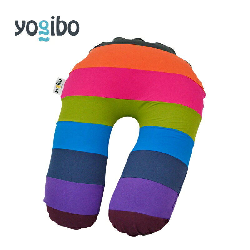 【ふるさと納税】ビーズクッション ヨギボー サポート レインボー ブライト Yogibo Support Rainbow 授乳クッション U字型 洗えるカバー ギフト プレゼント 結婚祝い 誕生日 おすすめ　お届け：入金確認後、約1ヶ月～2か月お時間を頂く場合があります