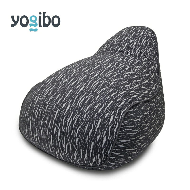 【ふるさと納税】ビーズクッション ヨギボー ラックス ラウンジャー ダークグレー Yogibo Luxe Lounger 1人掛け 高級 ベロア なめらか 背もたれ 洗えるカバー インテリア ギフト プレゼント 結婚祝い 誕生日　お届け：入金確認後、約1ヶ月～2か月お時間を頂く場合があります