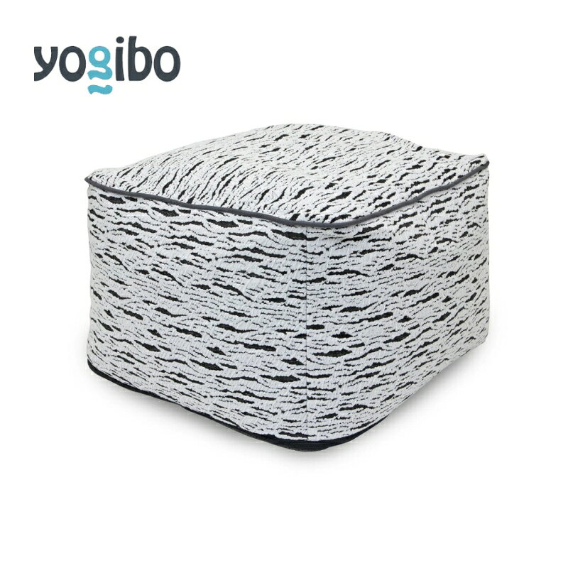 【ふるさと納税】ビーズクッション ヨギボー ラックス オットマン ライトグレー Yogibo Luxe Ottoman 高級 ベロア なめらか 足置き 洗えるカバー インテリア ギフト プレゼント 結婚祝い 誕生日　お届け：入金確認後、約1ヶ月～2か月お時間を頂く場合があります