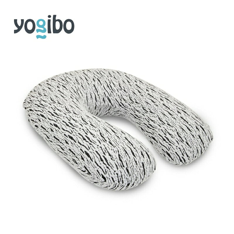 【ふるさと納税】ビーズクッション ヨギボー ラックス サポート ライトグレー Yogibo Luxe Support 授乳クッション 高級 ベロア なめらか U字型 洗えるカバー マタニティ ギフト プレゼント 結婚祝い 誕生日　お届け：入金確認後、約1ヶ月～2か月お時間を頂く場合があります