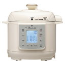 【ふるさと納税】マイコン電気圧力鍋3.0L楽ポン ヌージュ | キッチン用品 調理器具 圧力鍋 電気鍋 ヘルシー クッキング 時短 レシピ 便利グッズ 人気 おすすめ 送料無料