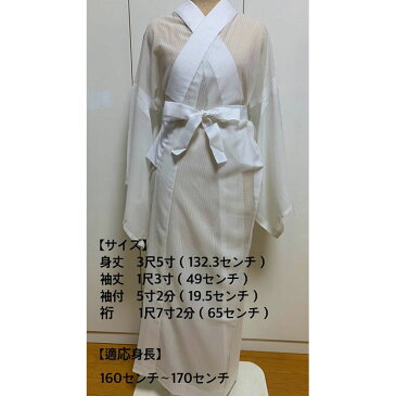 【ふるさと納税】白地 長襦袢 紗 夏物 お仕立て上がり品 半衿は絽