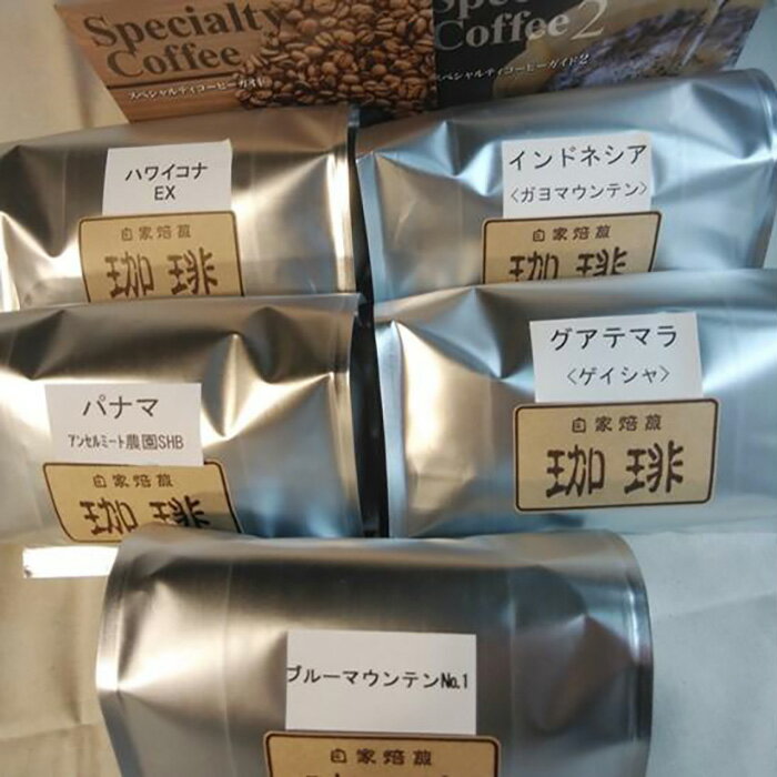 【ふるさと納税】自家焙煎珈琲豆スペシャリティーコーヒーBセット（合計1000g）【豆でお届け】 | 楽天ふるさと 納税 大阪府 大阪 豊中市 コーヒー 珈琲 コーヒー豆 珈琲豆 飲み比べ 飲み物 おいしい 美味しい スペシャリティコーヒー ブルーマウンテンno.1 ガヨマウンテン