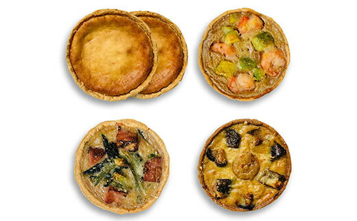 【ふるさと納税】　お子様人気！具沢山サクサクキッシュセットのサムネイル