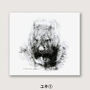 【ふるさと納税】ウォンバット 鉛筆画 レプリカ(ユキ)