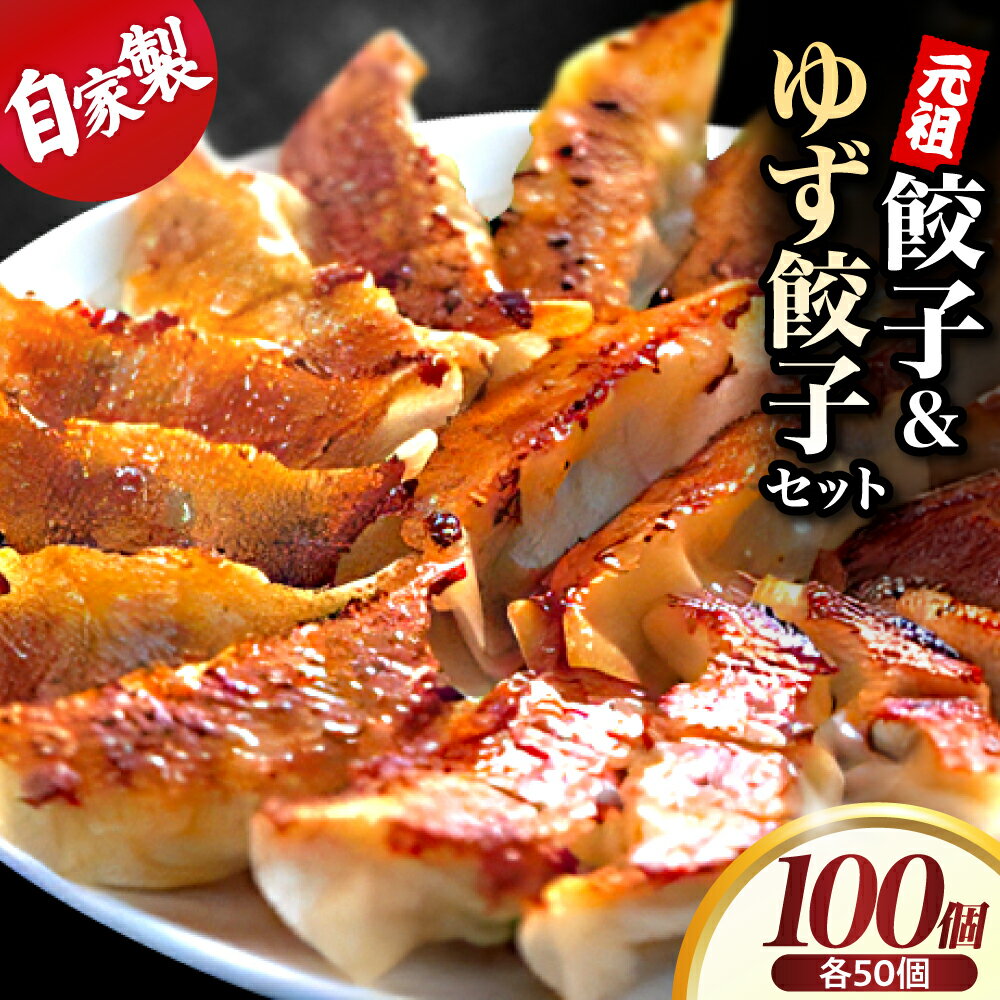 ゆず餃子 と 元祖餃子 の 手作り 2種盛 冷凍餃子 50個入り 2セット | 惣菜 セット 中華 惣菜 おかず おつまみ 冷凍 簡単調理 送料無料 大阪府吹田市