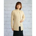 【ふるさと納税】希少ベビーカシミヤ100% 女性 ロングカーディガン L ベージュ 1枚 20403L BE|敬老の日 お歳暮 御歳暮 贈答品 ギフト 誕生日プ...