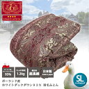 【ふるさと納税】羽毛布団 シングル ポーランド産WDD93% 1.3kg入り ピンク 1枚 N-F-023SPI|日本製 花粉対策 敬老の日 お歳暮 御歳暮 贈...