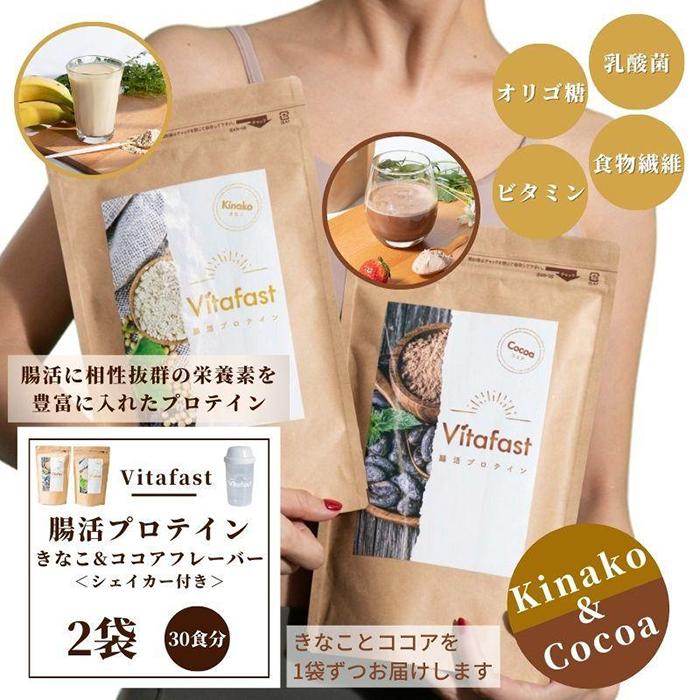 【ふるさと納税】Vitafast 乳酸菌プロテイン きなこ味