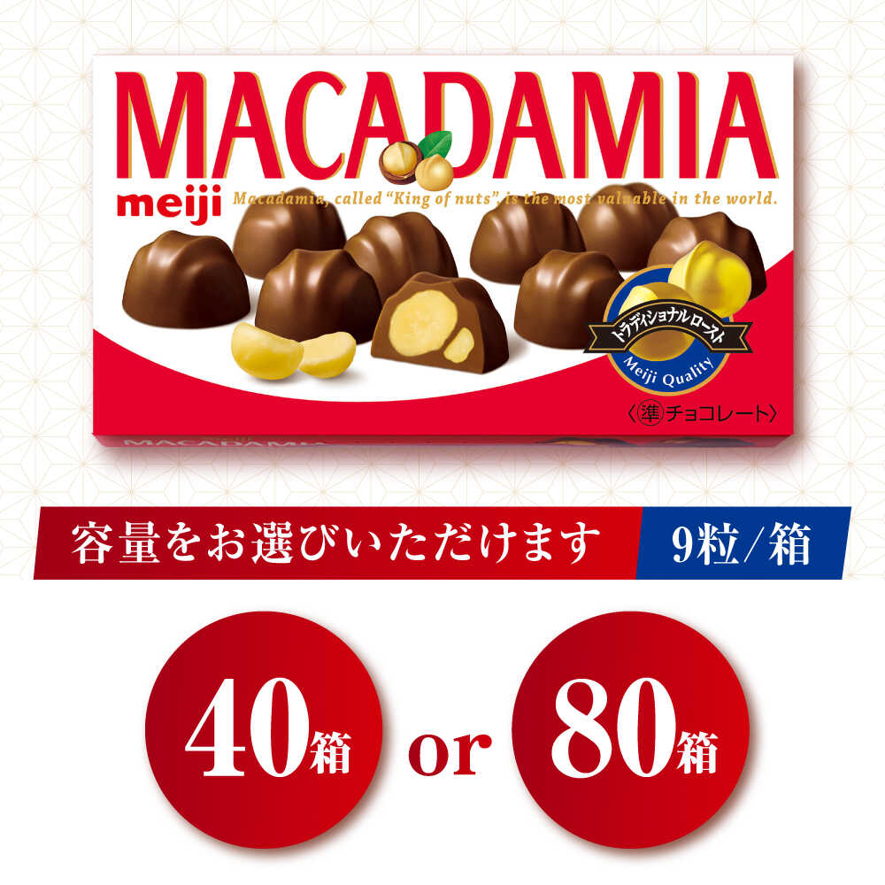 【ふるさと納税】【年内発送】【選べる容量】明治 マカダミアチョコレート 9粒 お菓子 おやつ 菓子 チョコレート チョコ ナッツ マカダミア マカダミアナッツ 大容量 箱 小分け シェア 個包装 個袋 人気 おすすめ おいしい 定番大阪府高槻市/株式会社 丸正高木商店[AOAA035]