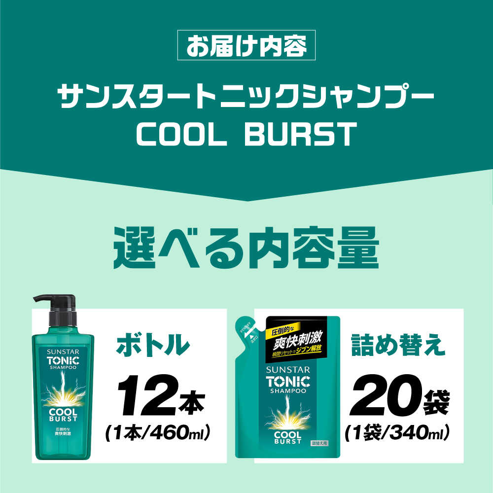【ふるさと納税】【選べる内容量】サンスタートニック 爽快頭皮ケア シャンプー＜シトラスハーブの香り＞ シャンプー リンス リンスイン ボトル 詰め替え 大容量 まとめ買い メンズ メントール ノンシリコン人気 定番 大阪府高槻市/サンスター[AOAD001]