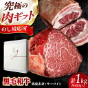 【ふるさと納税】【ふるさと納税限定】あなただけのドライエイジング 熟成 黒毛和牛 ブロック(極上赤身&サーロイン)1kg 肉 国産 和牛 赤身 サーロイン 牛肉...