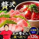 【ふるさと納税】【選べる定期便】極上!たね熟天然本まぐろ赤身&中トロセット(320g 各160g) まぐろ マグロ 鮪 赤身 トロ 刺身 小分け 冷凍 海鮮 新...